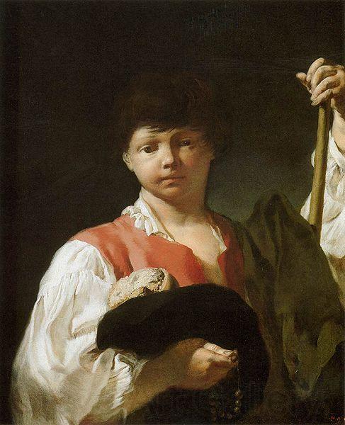 Giovanni Battista Piazzetta Beggar boy Norge oil painting art